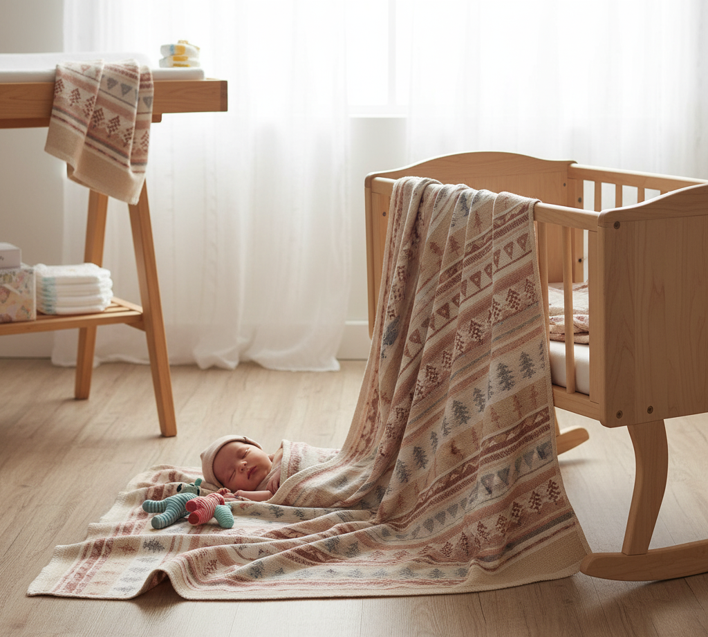 Sådan vælger du det perfekte babytæppe – en guide fra Dwimsy
