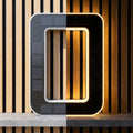 Solcelledrevet LED-Husnummer med Skumringssensor