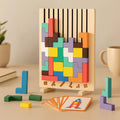 Træ Tetris Puslespil Til Rolige Og Kreative Pauser