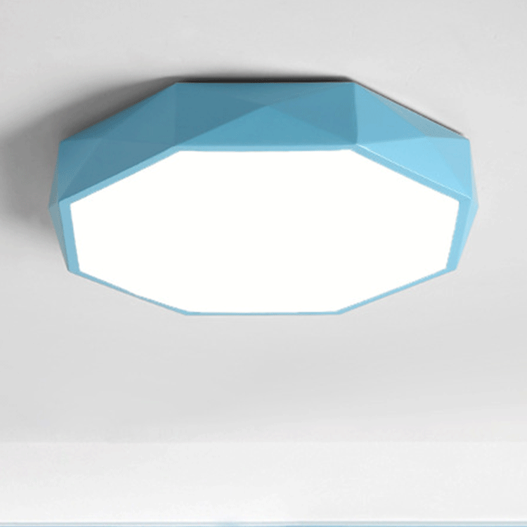 Skandinavisk Loftlampe med Integreret Ledlys og Kompakt Indendørs Montering