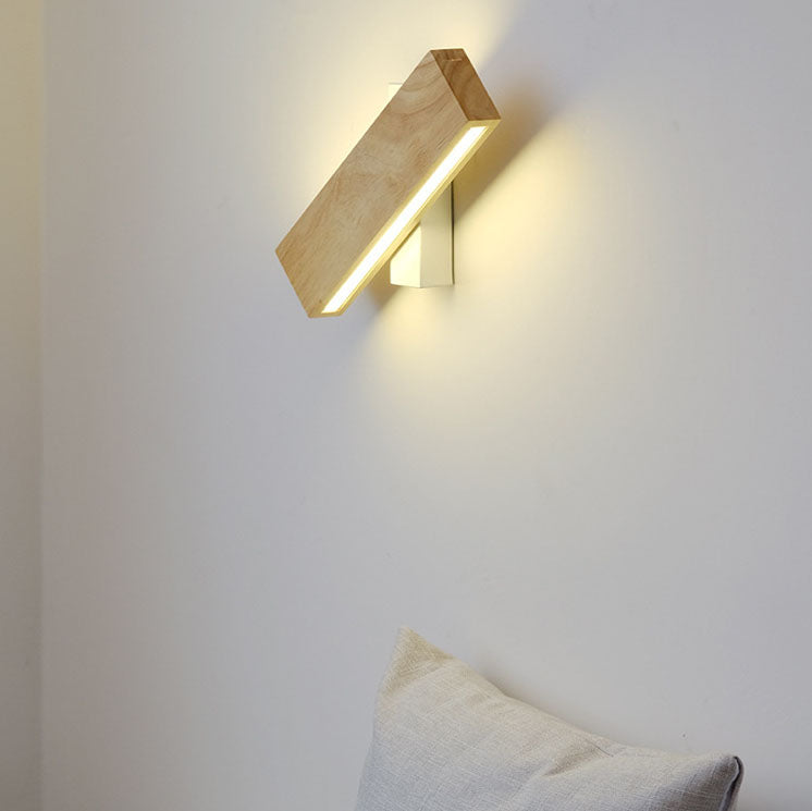 Japansk LED-Væglampe med Roterbart Design