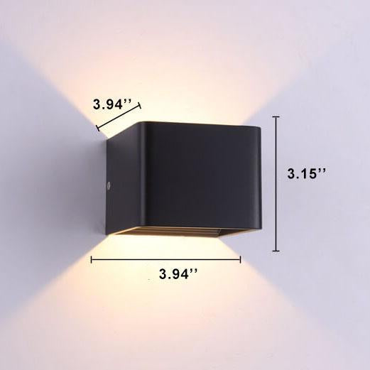 Væglampe Moderne Kvadrat Led Mini Aluminium