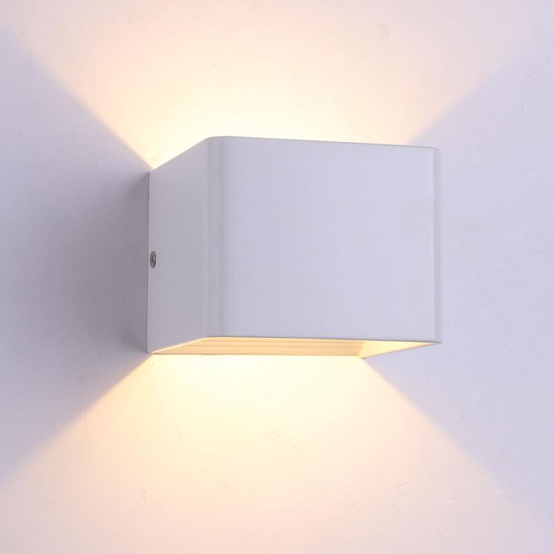 Væglampe Moderne Kvadrat Led Mini Aluminium