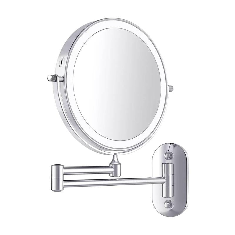 LED Makeupspejl med Forstørrelse og 360° Rotation