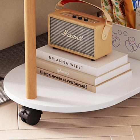 Sidebord i massivt træ med tre hylder – 60 eller 80 cm