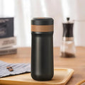Bærbar French Press Kaffebrygger Med Dobbeltvægget Isolering Til Rejser Og Hverdagsbrug