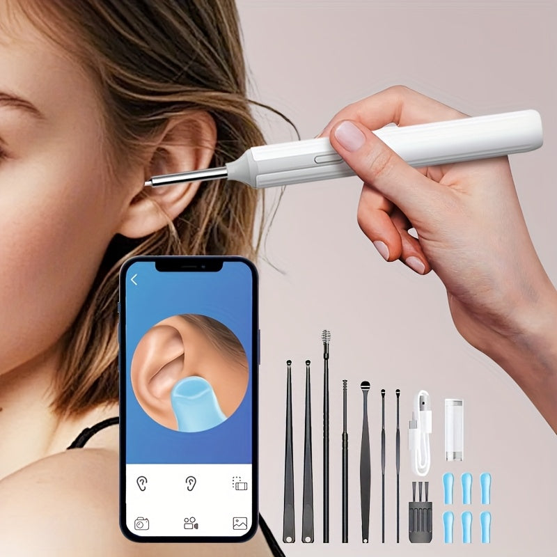 Ørekamera til Live‑Visning af Ydre Øreområde med 360° Rotation