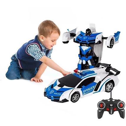 Rc Transformerbil Med Robotfunktion Og Daglig Interaktiv Leg
