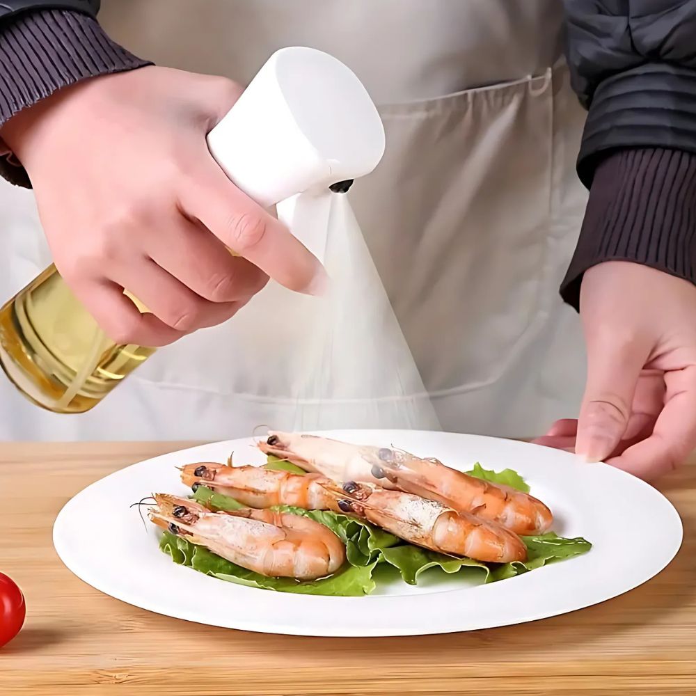 Sprayflaske Til Olie Af Glas Med Fin Tåge Og Ergonomisk Greb