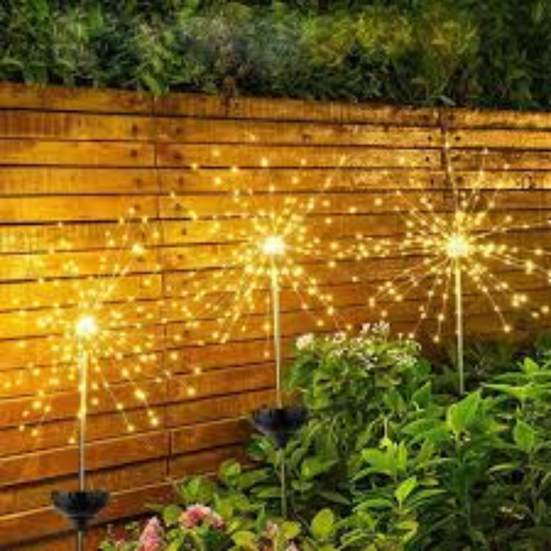 Solcellelys med Fleksible Tråde og Justerbare Lysfunktioner