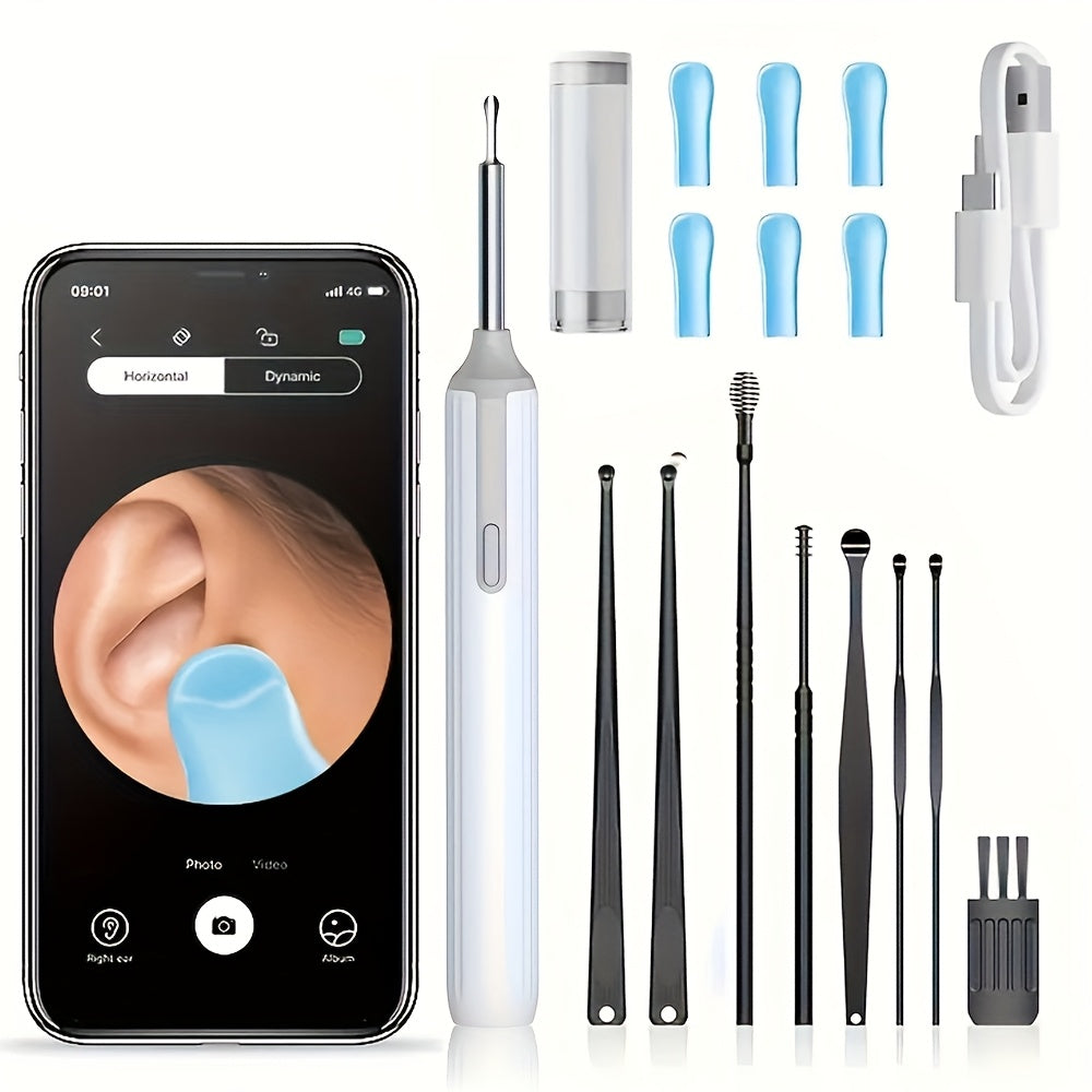 Ørekamera til Live‑Visning af Ydre Øreområde med 360° Rotation