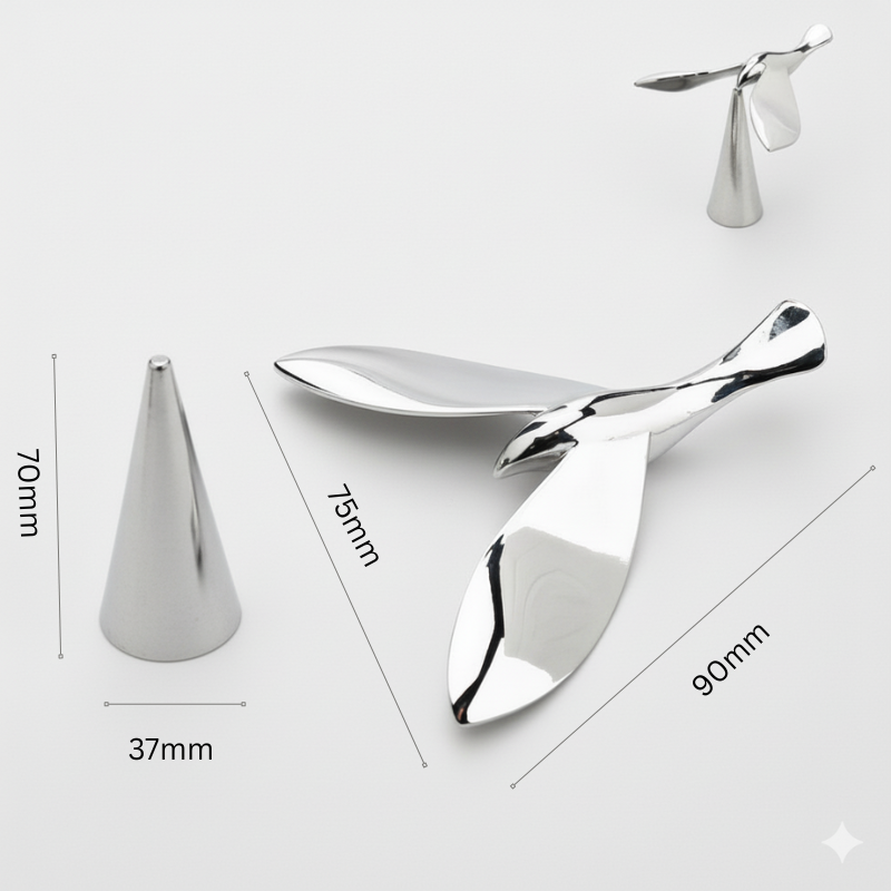 Flaskeåbner i Massiv Metal med Balancerende Dekorationsform