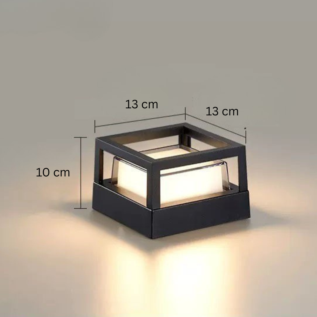 Moderne Udendørs LED Havelampe i Aluminium med Valgbart Design