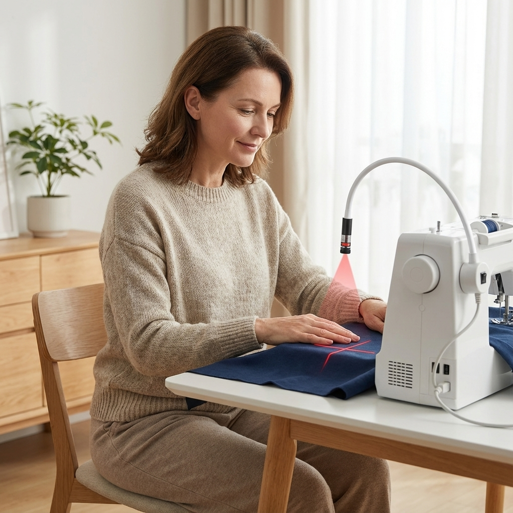 Magnetisk Quiltlaser med Præcis Syguide