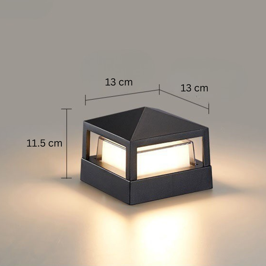 Moderne Udendørs LED Havelampe i Aluminium med Valgbart Design
