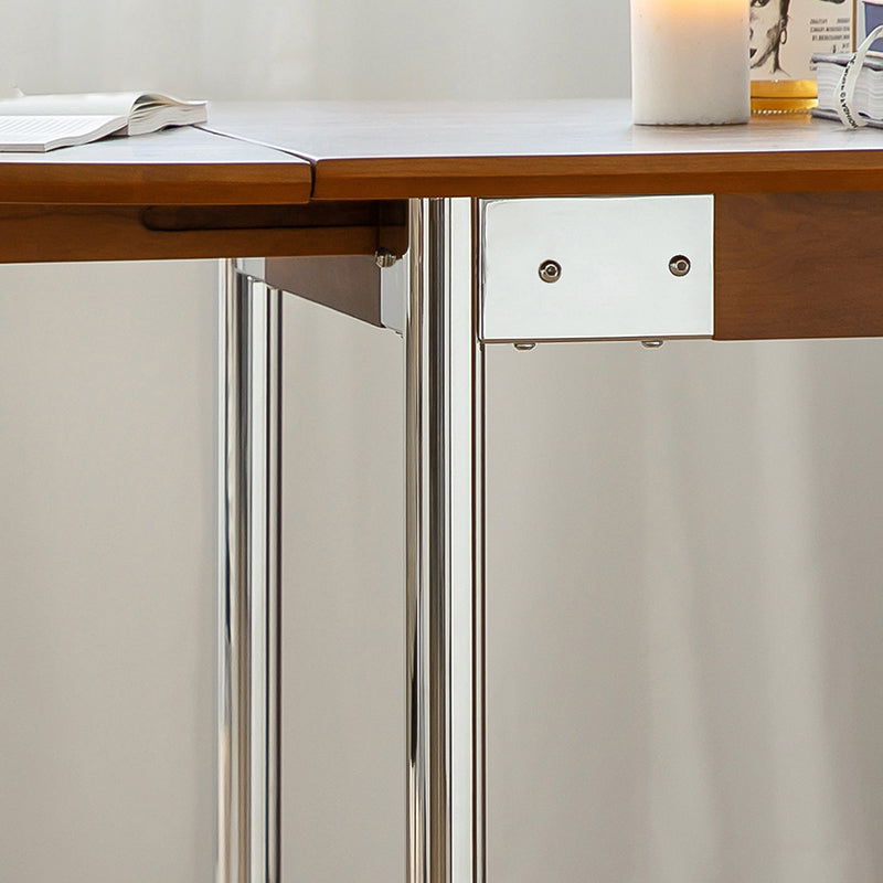 Foldbart spisebord i massivt træ eller melamin – 120 eller 150 cm