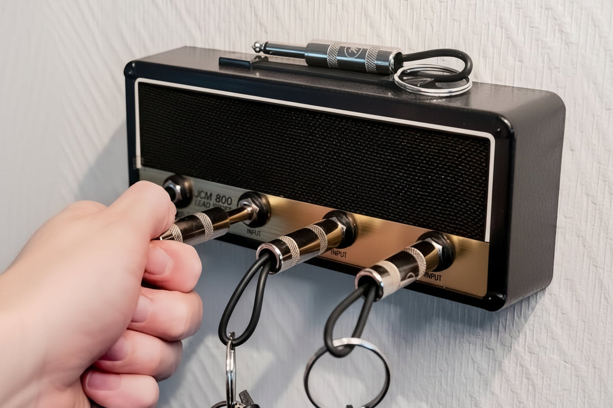 Nøgleholder Med Musikalsk Udtryk Og Daglig Organiseret Velkomst