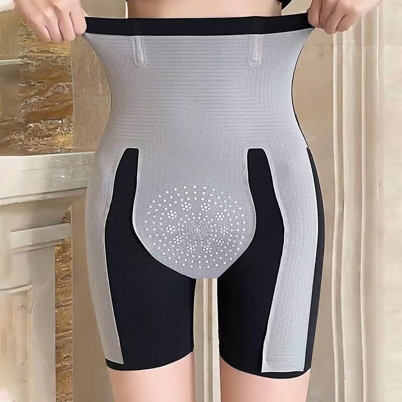 Højtaljede shapewear-bukser med elastisk støtte