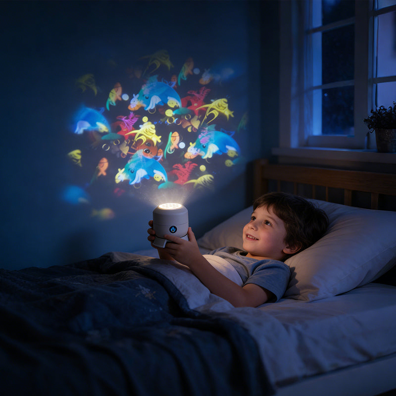 Projektorlampe med Havtema og Justerbar Lysstyrke