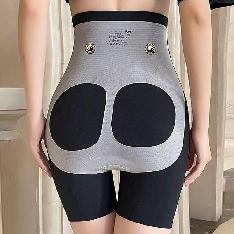 Højtaljede shapewear-bukser med elastisk støtte