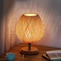 Bordlampe Bambu Klassisk Varm Naturlys