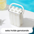 Silikone‑Isforme med Låg og Bærbar Opbevaringsboks