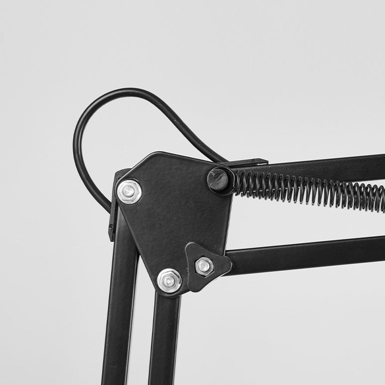 Jern‑Abs Bordlampe med Minimalistisk Form og Stabil Indendørs Placering