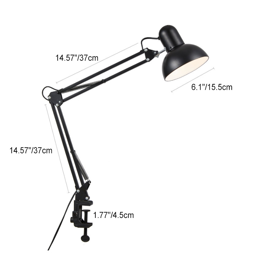 Jern‑Abs Bordlampe med Minimalistisk Form og Stabil Indendørs Placering