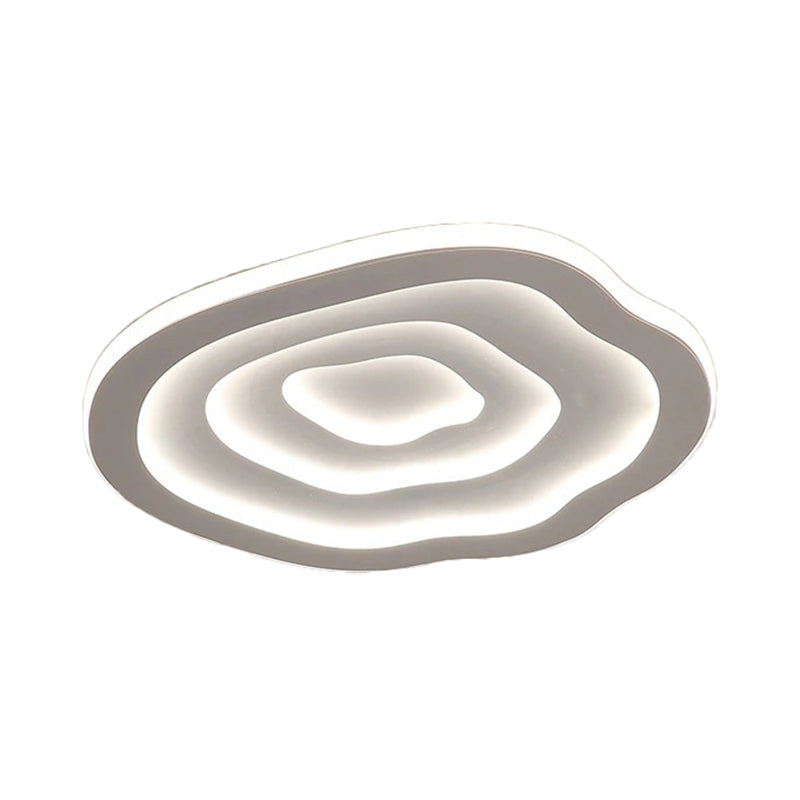 Loftlampe Med Bølgeformet Design Og Integreret LED-Belysning