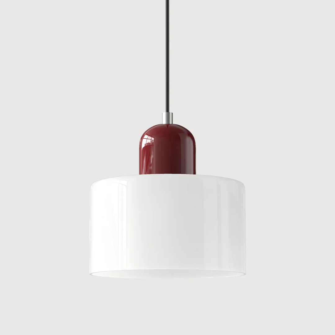 Retro Loftlampe Med Rund Glasskærm Til Blød Jævn Belysning