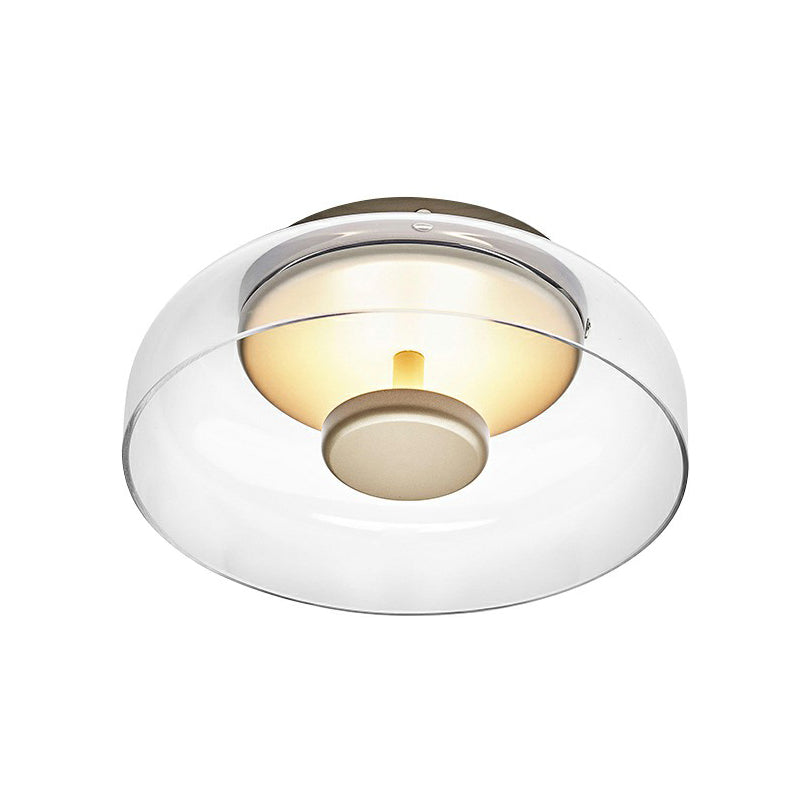 Loftlampe Med Glasdesign Og Integreret LED Til Entré Og Soveværelse