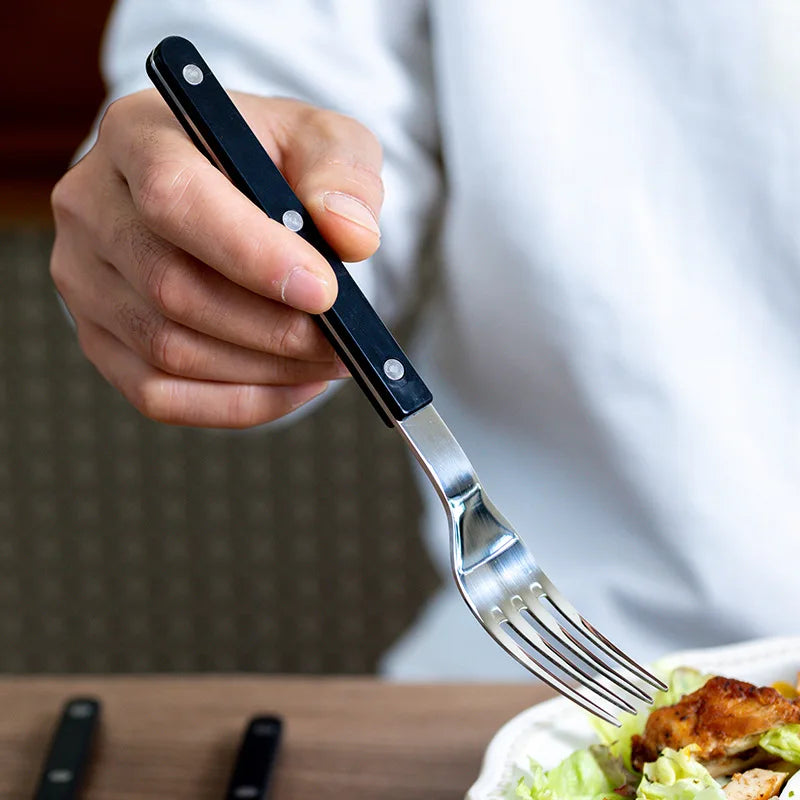 Bestiksæt Rustfrit Stål 24 Dele Med Indgraveret Mønster Og Robust Konstruktion