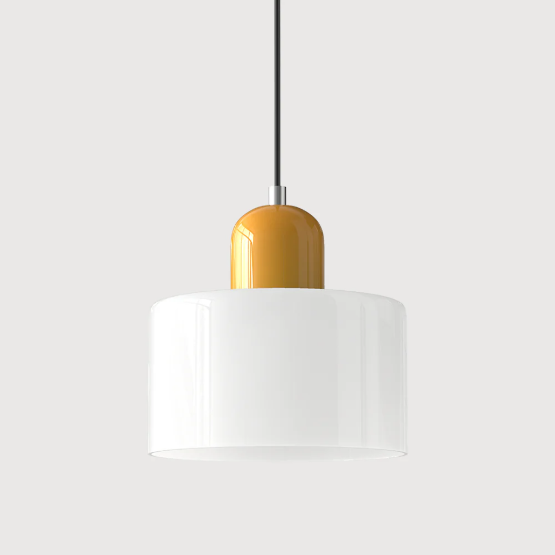 Retro Loftlampe Med Rund Glasskærm Til Blød Jævn Belysning