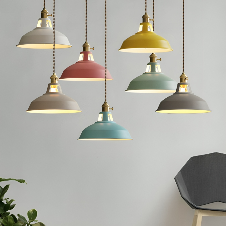 Industriel Loftlampe Retro Metal Restaurantbelysning