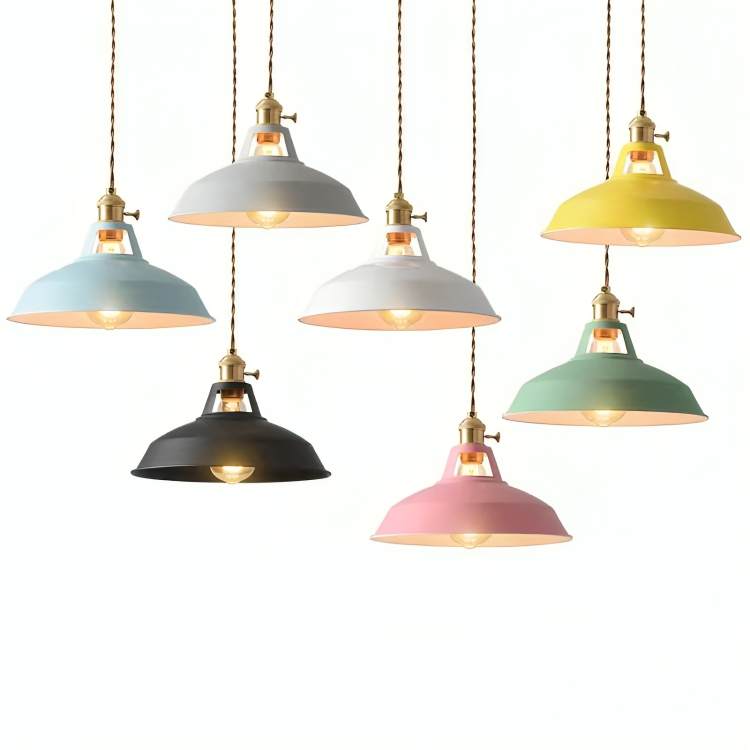 Industriel Loftlampe Retro Metal Restaurantbelysning