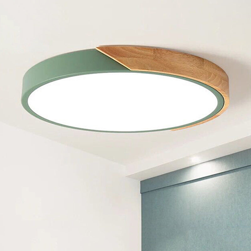 Loftlampe Moderne Rund Indbygget Soveværelseslys