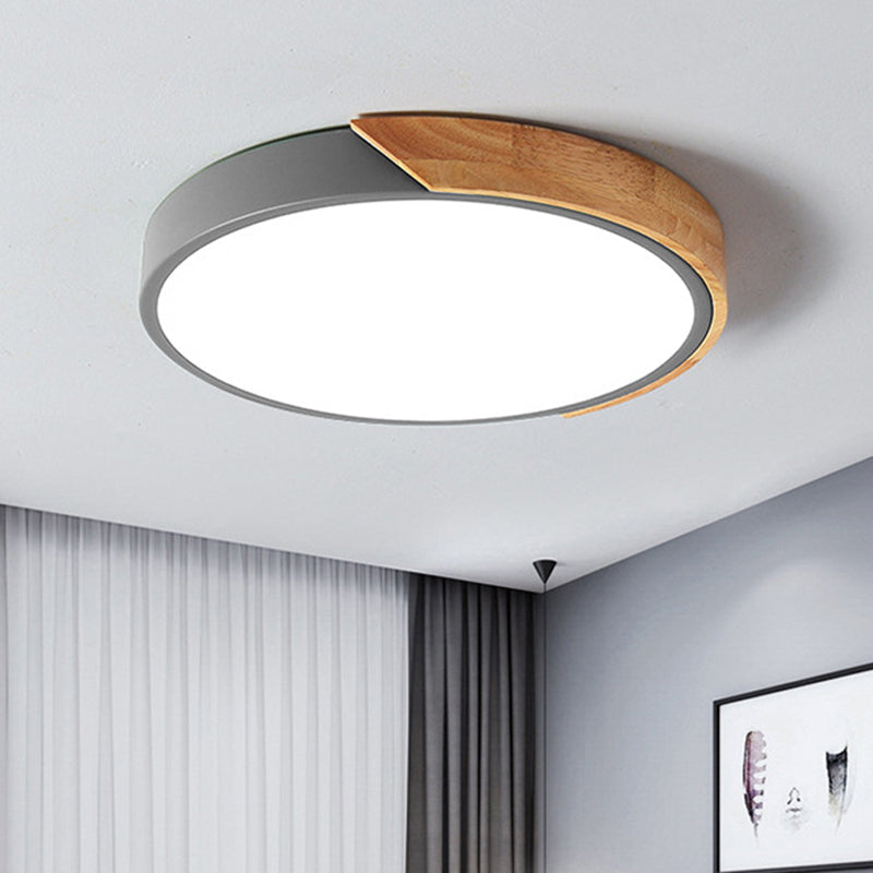 Loftlampe Moderne Rund Indbygget Soveværelseslys