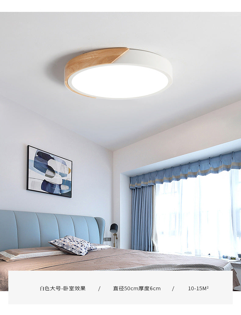 Loftlampe Moderne Rund Indbygget Soveværelseslys