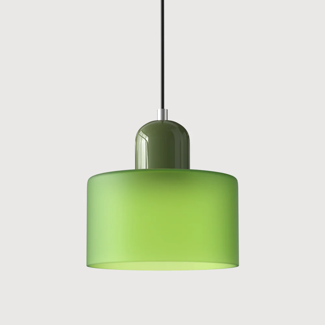 Retro Loftlampe Med Rund Glasskærm Til Blød Jævn Belysning