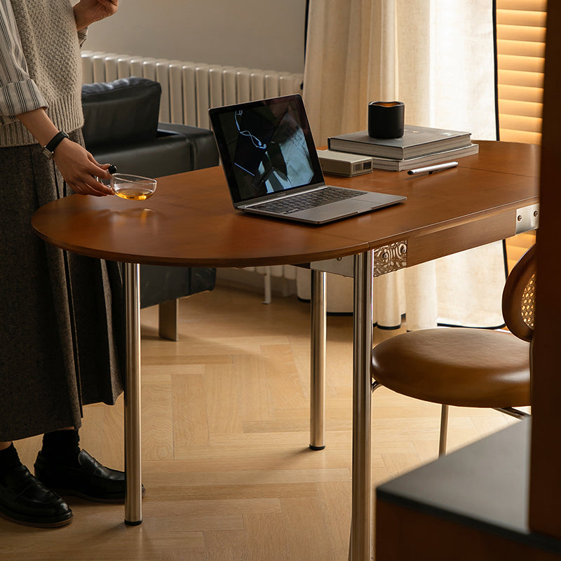 Foldbart spisebord i massivt træ eller melamin – 120 eller 150 cm