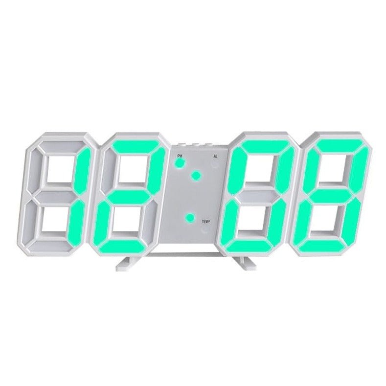 Digital LED‑Vægur med 3D‑Display for Klar og Moderne Tidsvisning