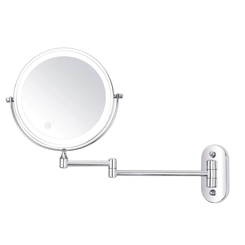 LED Makeupspejl med Forstørrelse og 360° Rotation