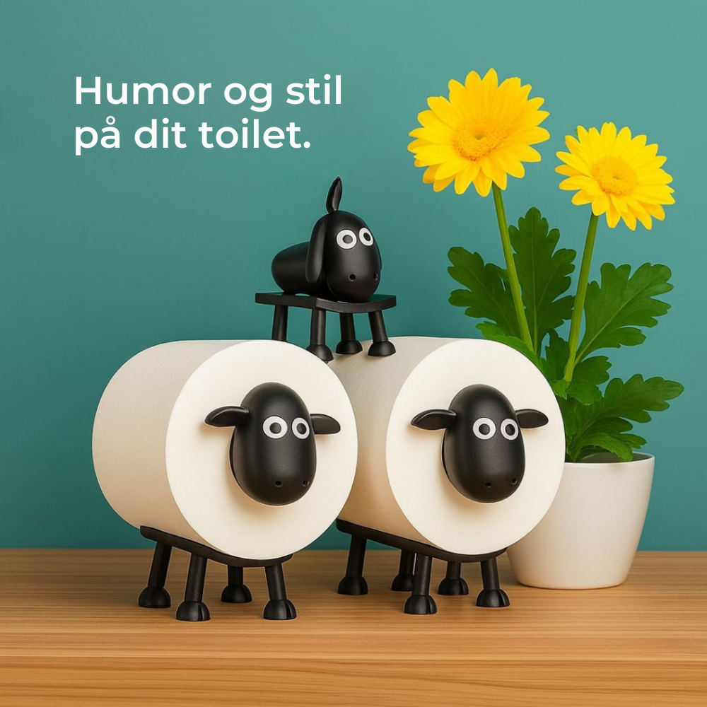 Fåreformet Toiletpapirholder til Dekorativ Opbevaring