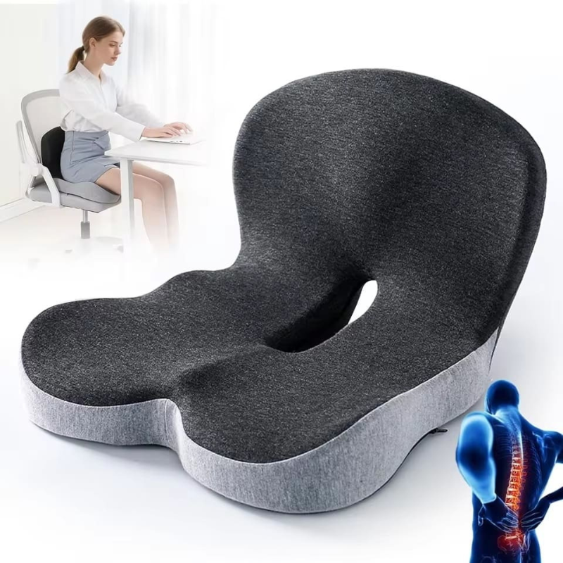 Ergonomisk Siddepude i Memoryskum med Trykaflastende Åbning