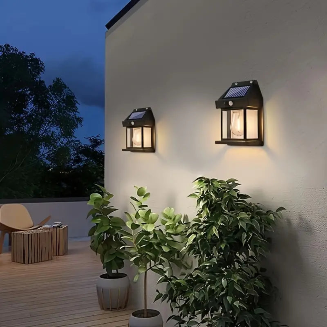 Solcellelampe med Svensk Design og Automatisk Sensorstyring