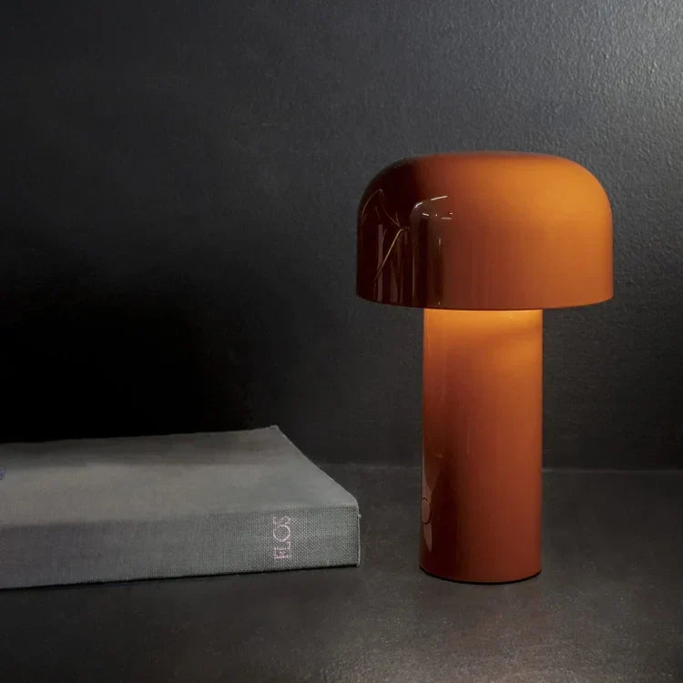 Bærbar Bordlampe i Moderne Design med Blødt LED‑Lys