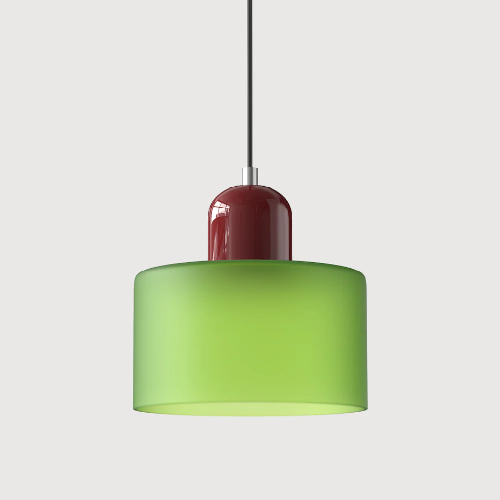 Retro Loftlampe Med Rund Glasskærm Til Blød Jævn Belysning