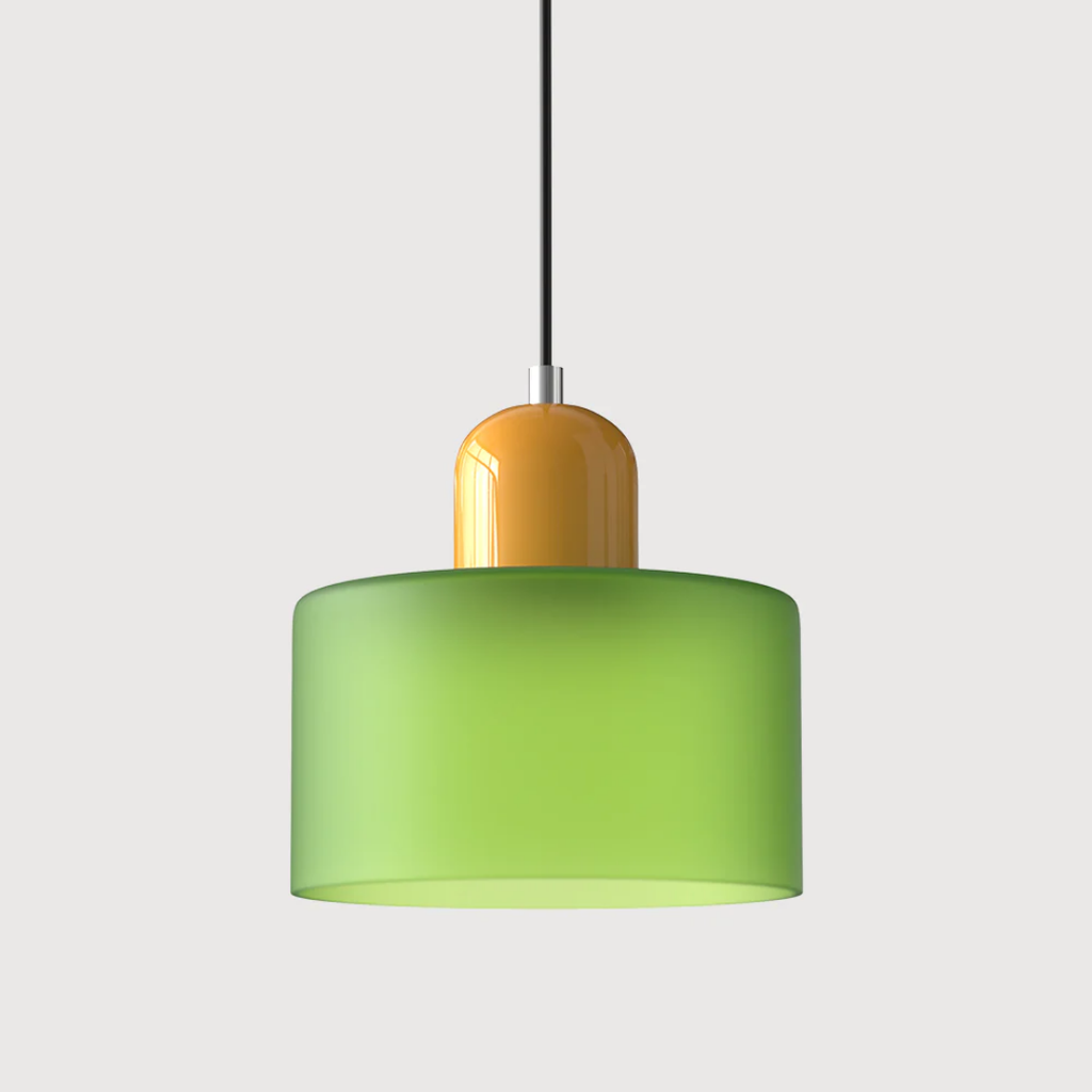 Retro Loftlampe Med Rund Glasskærm Til Blød Jævn Belysning