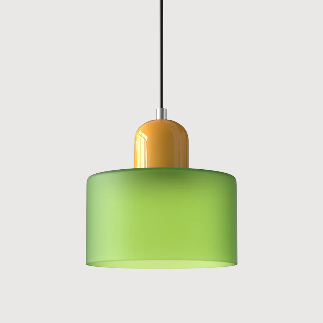 Retro Loftlampe Med Rund Glasskærm Til Blød Jævn Belysning
