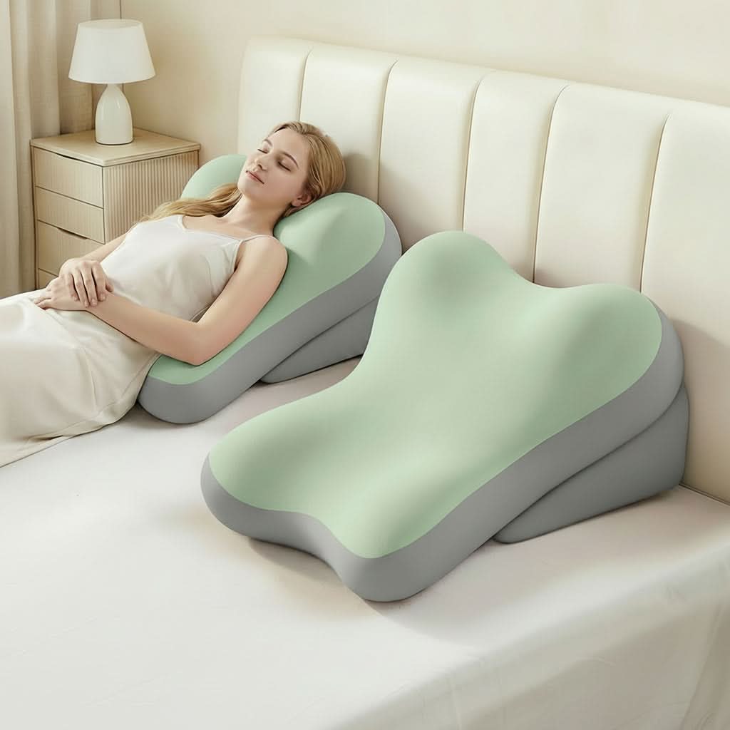 Justerbar Wedge‑Pude med Ergonomisk Støtte til Afslappet Sengekomfort